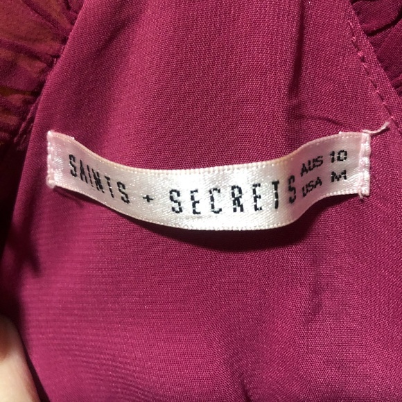 Hello molly fuschia ruffle mini dress - Picture 3 of 4